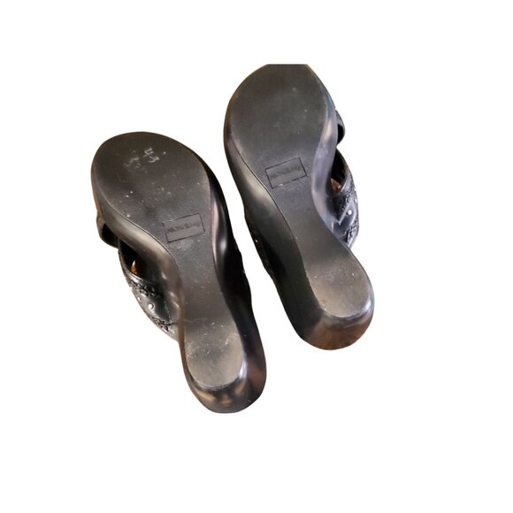 Womens Nickels 3" Slide On Wedge Sandals. Size 7.5M - Picture 7 of 7